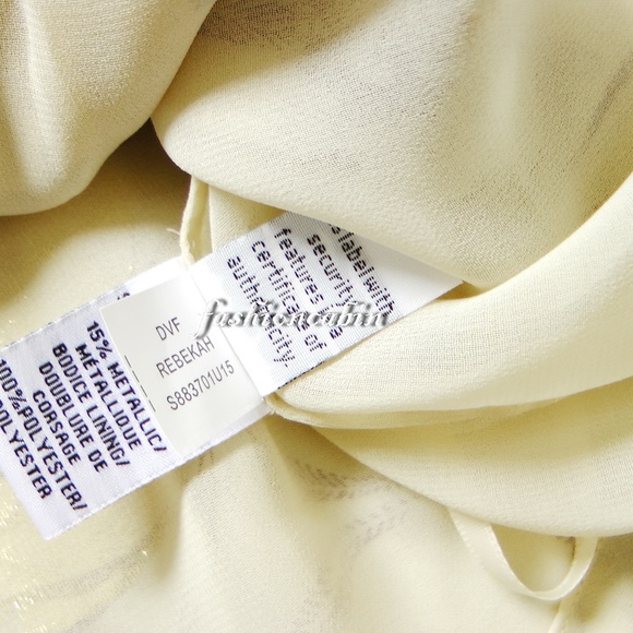 NWT Diane von Furstenberg Floral Silk Blend Blouse - Picture 6 of 8